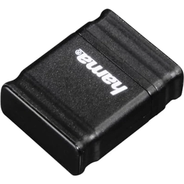 Hama 64GB USB-Stick USB 2.0 Datenstick besonders geeignet für Auto&KFZ Radio, Laptop, Computer, Netbook, Speicherstick (10 MB-s Datentransfer, Memory Stick mit Verschlusskappe im Mini-Format) schwarz – Bild 2
