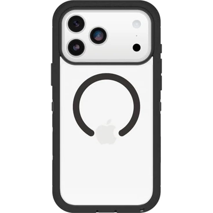 OtterBox Defender Series Pro XT Clear MagSafe Hülle für iPhone 17 Pro Max, stoßfest, ultra-robust, transparent/schwarz, 7X militärisch getestet – Bild 2