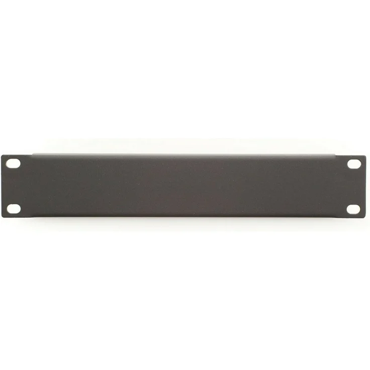 DSIT Serverschrank 10” Blindabdeckung, 1 HE, Schwarz, Stahlblech lackiert, Maße 255x44x8mm