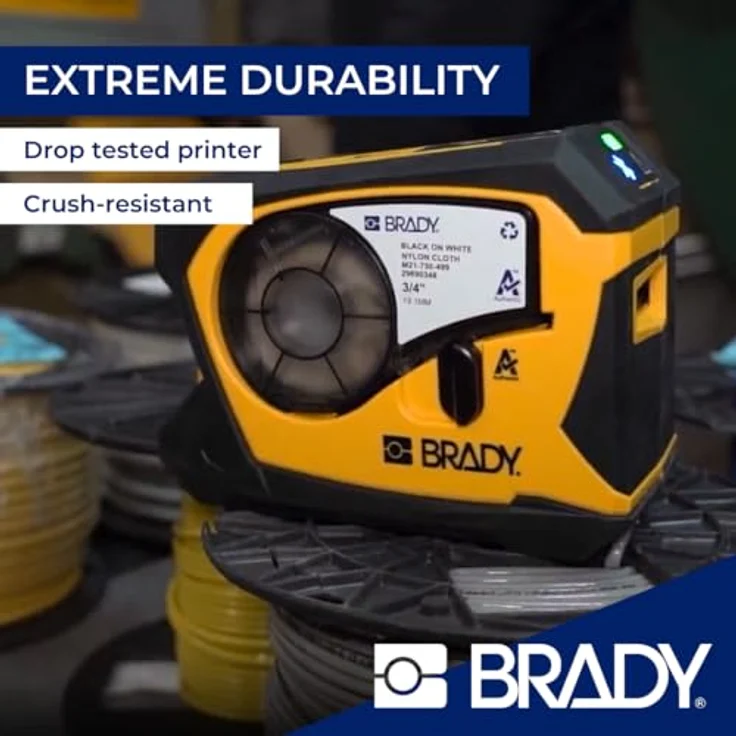 Brady M211-Etikettendrucker, mobiler Thermotransfer-Drucker, 203dpi, max. Breite 19.05 mm, Bluetoo, Etikettendrucker – Bild 5