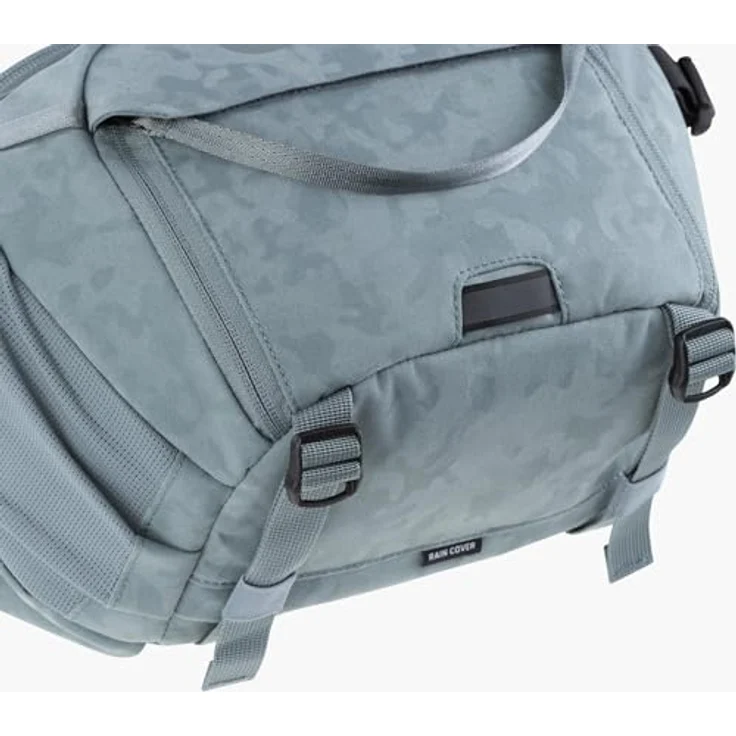 Evoc Hip Pack Capture 6L, Kamera Hüfttasche für Kompakt-Systemkameras, grau, mit Air Flow Contact System und Regenhülle – Bild 8