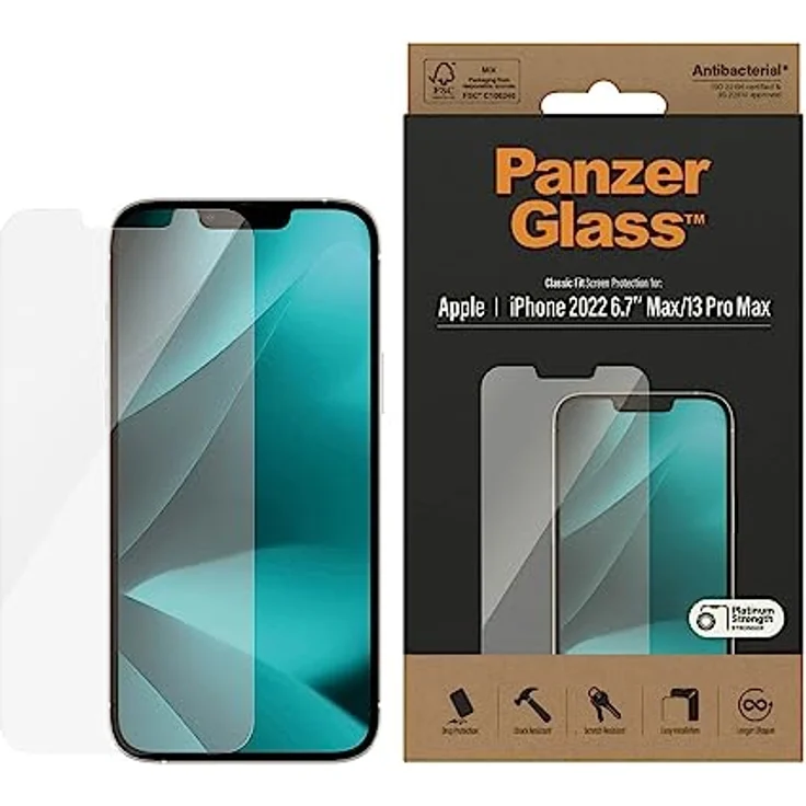 Panzer Glass PanzerGlass 2769 Displayschutzglas Passend für Handy-Modell: iPhone 14 Plus, iPhone 13 Pro Max 1St. in Transparent – Bild 2