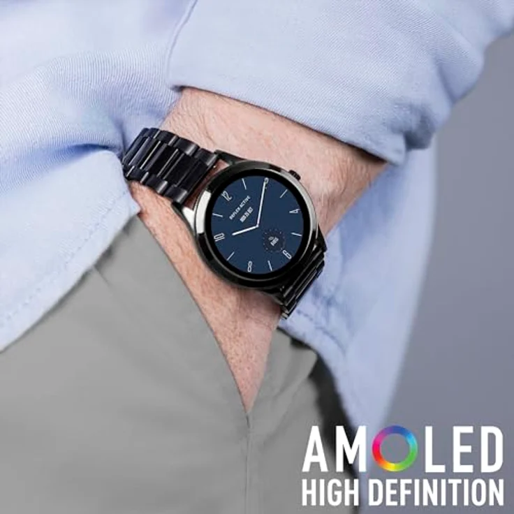 Reflex Active Series 31 Amoled Smart Calling Watch mit Edelstahl-Armband, Blutsauerstoff & Herzfrequenzüberwachung - Kompatibel mit Android IOS – Bild 4