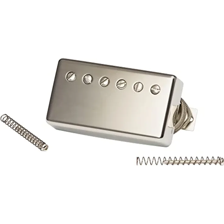 Gibson 60s Burstbucker Nickel, Humbucker Tonabnehmer für E-Gitarre, Hals- und Stegposition, Alnico 5 Magnet, hohe Ausgangsleistung