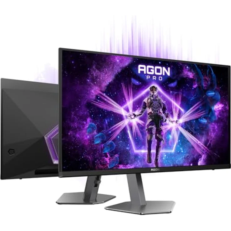 AOC AG276QKD2 26,5 Zoll WQHD Gaming-Monitor, 500Hz, 0,03ms, G-Sync, FreeSync, HDR500, Höhenverstellung, Lautsprecher, Schwarz/Dunkelgrau – Bild 2