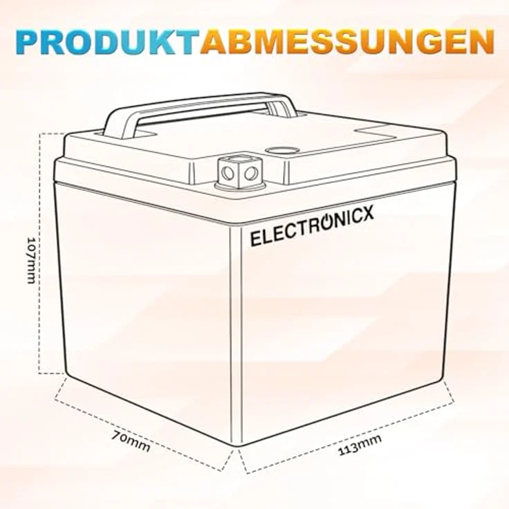 Electronicx GEL Edition YTZ7S 6.5Ah 12V Motorradbatterie – wartungsfrei, auslaufsicher, tiefentladungsfest für Motorrad, Roller, Quad, ATV und Jetski – Bild 8