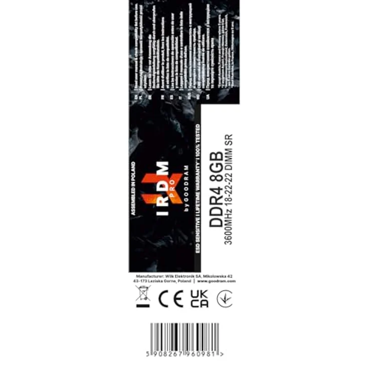 Goodram IRDM PRO Speichermodul 8 GB 1 x 8 GB DDR4 3600 MHz ( IRP-K3600D4V64L18S-8G ) - Preisvergleich – Bild 2