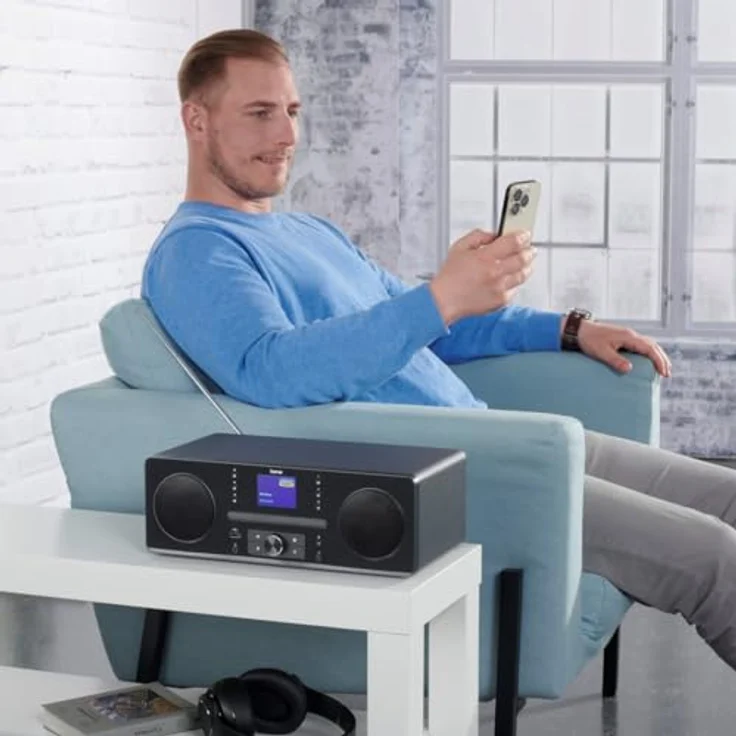 Hama DR1560CBT DAB+/FM/CD/Bluetooth RX schwarz (FM, DAB+, DAB, Bluetooth), Radio, Schwarz – Bild 4