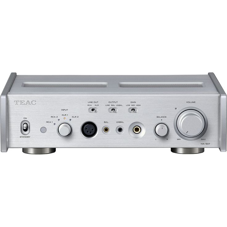 TEAC HA-507 Kopfhörerverstärker und Vorverstärker, Silber