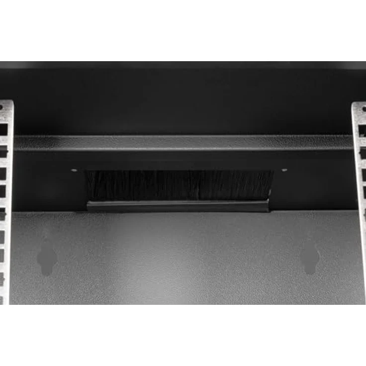 DIGITUS Netzwerk-Schrank 10-Zoll 9HE Wandmontage unmontiert 457x316x298mm Traglast 30kg IP20 Schutzklasse Schwarz – Bild 5
