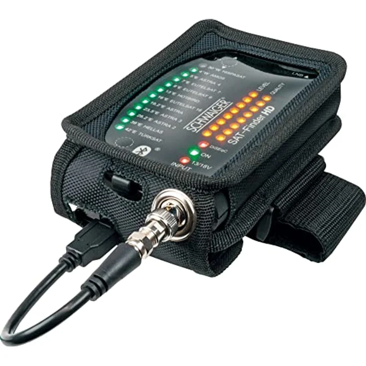 Schwaiger SF9003BTAKKU Digitaler Sat-Finder HD mit Bluetooth® und eigener App, inkl. Powerbank – Bild 2