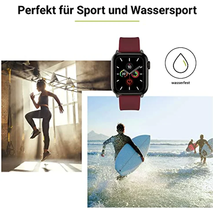 Artwizz WatchBand Silicone für Apple Watch 38/40mm - Cherry Wearables-Zubehör – Bild 3