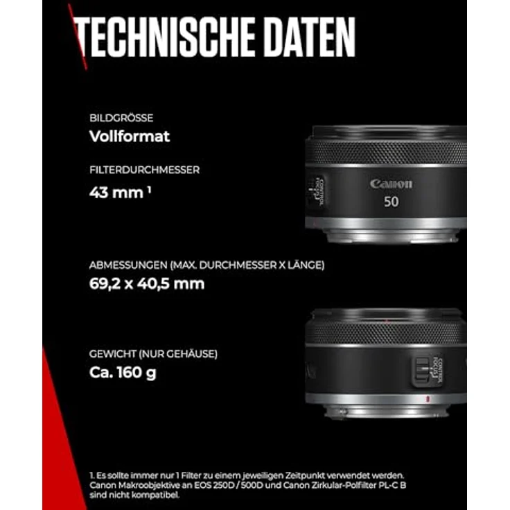 Canon 50 mm / F 1.8 RF STM - Preisvergleich – Bild 6