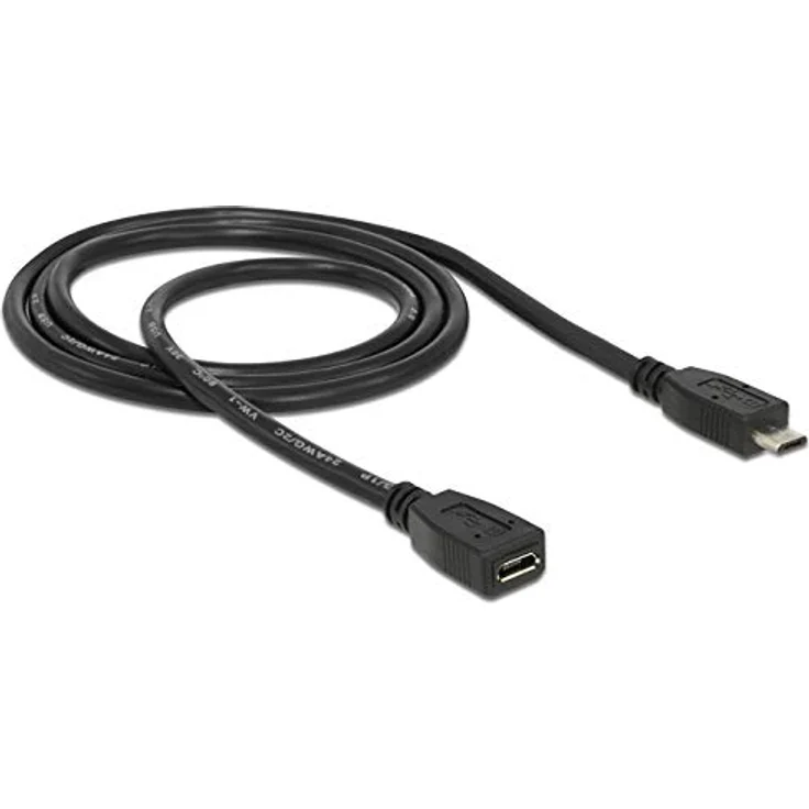 DeLOCK Kabel USB Verlängerung micro-B Stecker > micro-B Buchse 1 m (83248) – Bild 3