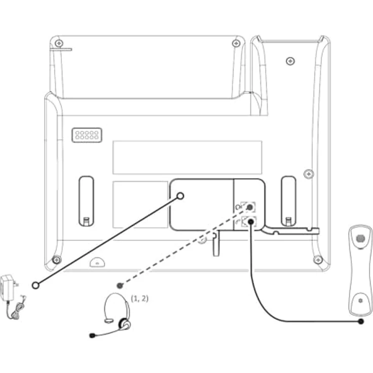 SNOM M58, Schnurloses DECT-Erweiterungstelefon mit Bluetooth, Rufnummernanzeige und beleuchteten Tasten – Bild 6