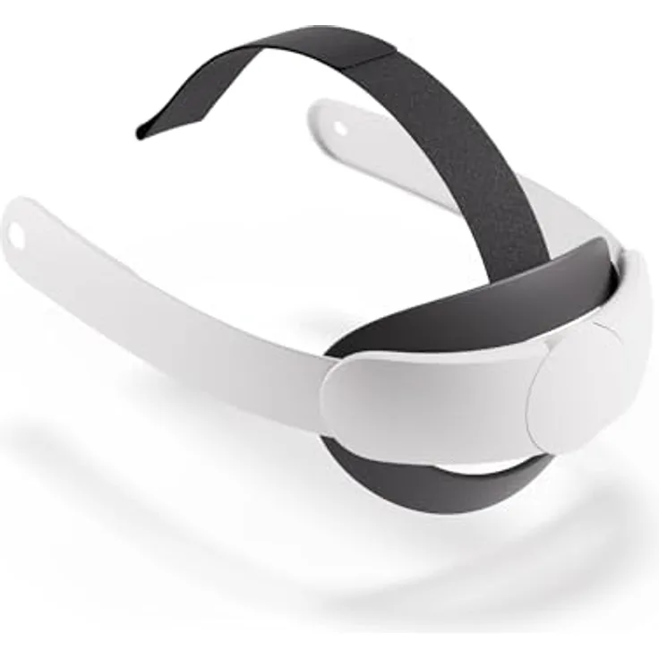 Oculus Meta Quest Elite Strap für Quest 3, Weiß, Gurt mit elastischen Bändern aus Fabric, Plastic und Silicone
