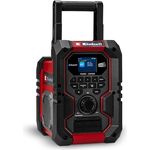 Einhell Akku-Baustellenradio TE-CR 18 Li DAB+/FM/BT, IP65, Bluetooth, TFT-Display, Solobetrieb ohne Akku