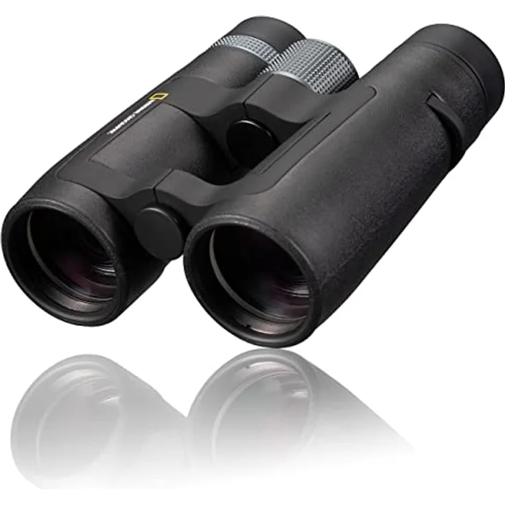 National Geographic Fernglas Trueview NG 10x42, wasserdicht, BaK4-Dachkantprismen, gummiertes Gehäuse, inkl. Tasche