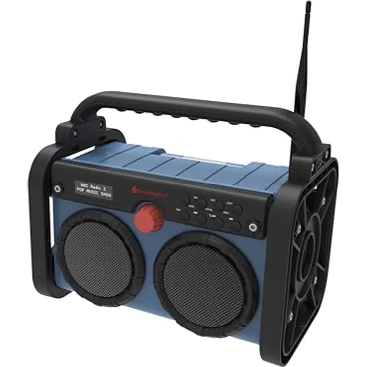 SOUNDMASTER DAB+/UKW Akku-Radio DAB85BL, blau/schwarz