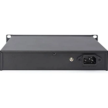 DIGITUS Gigabit Ethernet Network Switch - 10 Inch - 16 Ports - Unmanaged - Backplane 32 Gbps - Auto MDI/MDI-X - Black