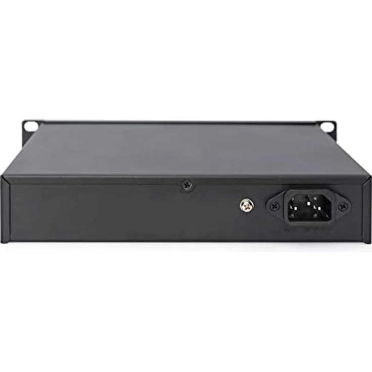 DIGITUS Gigabit Ethernet Netzwerk-Switch - 10 Zoll - 16 Ports - Unmanaged - Backplane 32 Gbps - Auto MDI-MDI-X - Schwarz – Bild 3