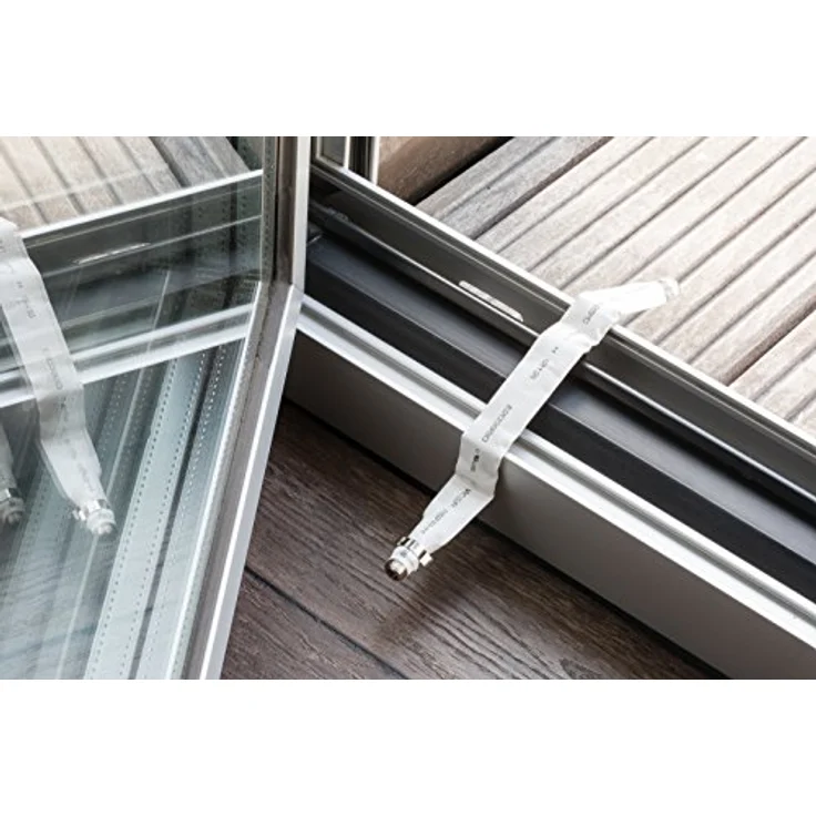 POPPSTAR 2x 31,5cm SAT Fensterdurchführung (2 mm Fensterdurchführung SAT Kabel flach), 4x F-Stecker (2x auf Antennenstecker, 2x auf Antennenbuchse), weiß – Bild 3