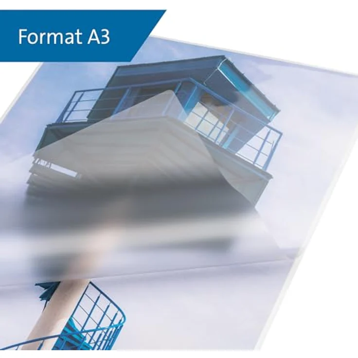 DAHLE Laminierfolien glänzend A3, 80 micron, 100 Stück, Schutzfolie für Dokumente – Bild 4