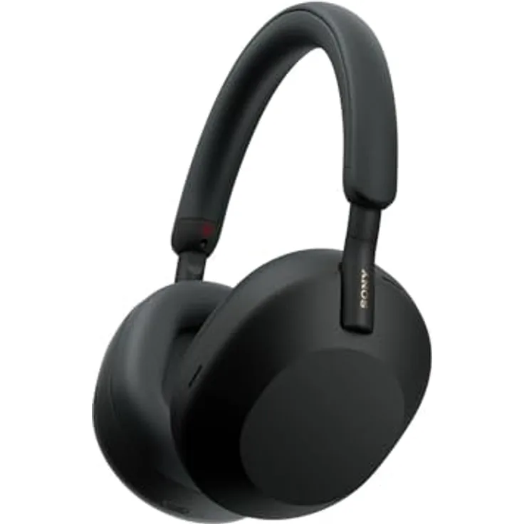 Sony WH-1000XM5 SA, kabellose Bluetooth Noise Cancelling Kopfhörer mit 30h Akku, Touch Sensor, Schutzhülle, Schwarz