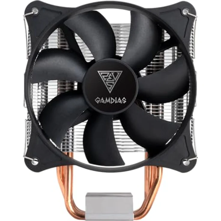 Gamdias Khler Boreas E1-410 Mono, CPU Kühler, Schwarz mit effizienter Kühltechnologie – Bild 2