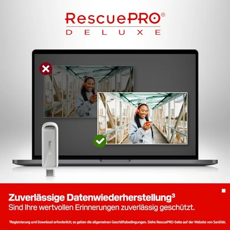 SanDisk Phone Drive USB-C Arctic White, 1TB USB Stick mit schneller Datenübertragung bis zu 150 MB/s – Bild 7