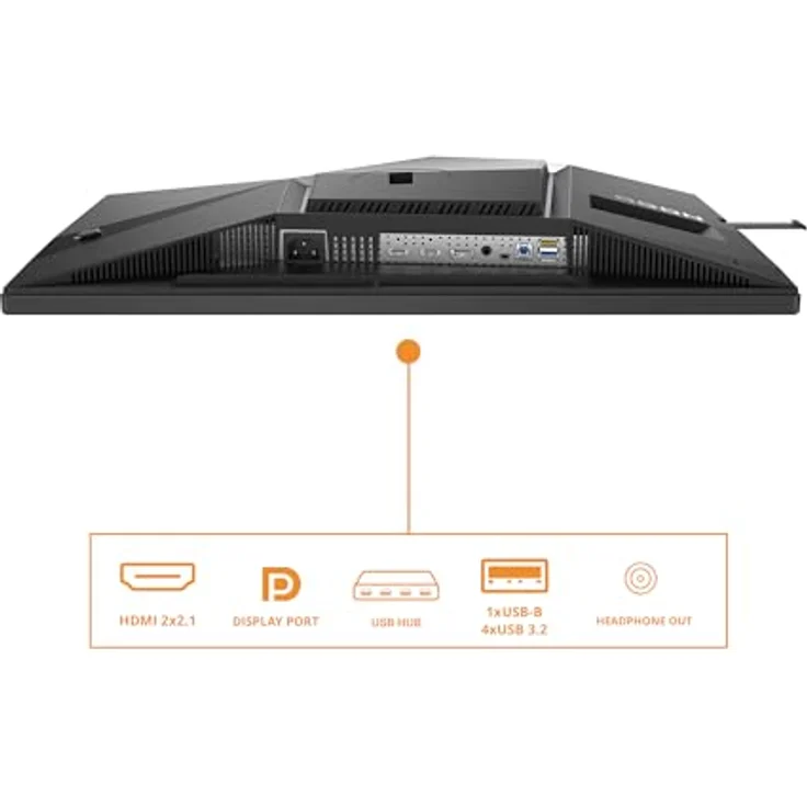 AOC CS24A, 24,1 Zoll FHD Monitor mit 610Hz TN Esports Panel, 0,5ms GtG, G-Sync kompatibel, Höhenverstellung, Schwarz – Bild 4