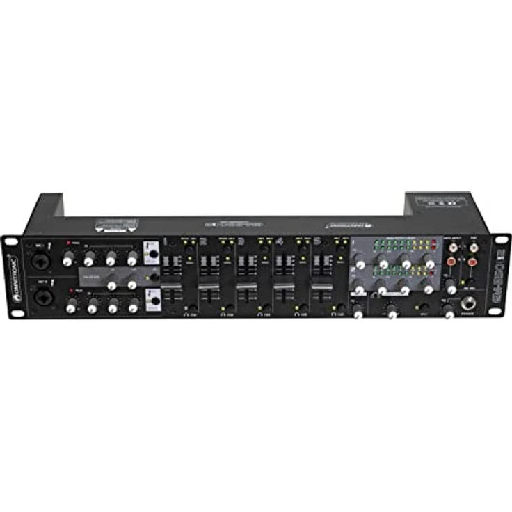 Omnitronic EM-550B MK2, Entertainment-Mixer für Studio- und Live-Anwendungen, 7 Kanäle, robuste Bauweise – Bild 4