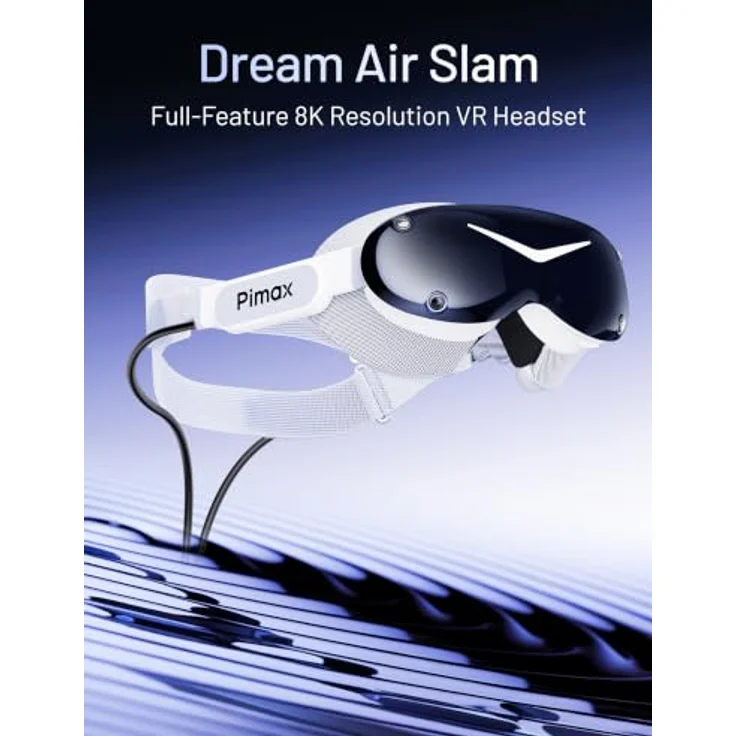Pimax Dream Air SLAM, VR-Brille mit 3.840 x 3.552 Pixeln, ultraleicht, DFR-fähiges Eye-Tracking, Hand-Tracking, 110° HFOV – Bild 5