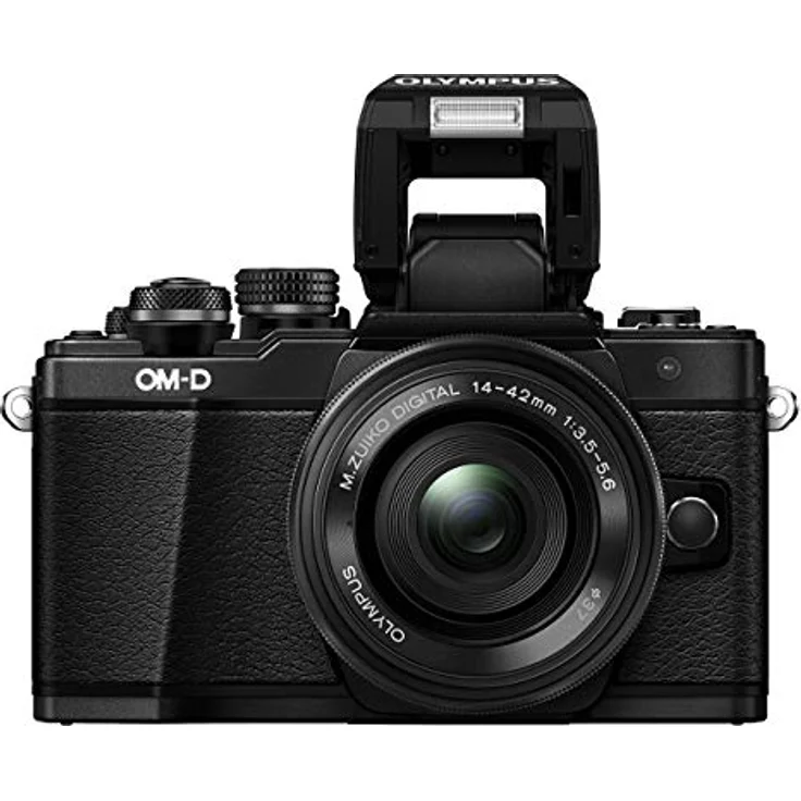 Olympus OM-D E-M10 Mark II Kit, Micro Four Thirds Systemkamera (16 Megapixel, 5-Achsen Bildstabilisator, elektronischer Sucher) + M.Zuiko 14-42mm EZ Zoomobjektiv, schwarz – Bild 3