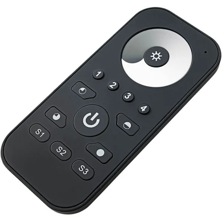 SIGOR Handfernbedienung LUXIGENT, 4 Kanal dimmbar, 120x55x17mm, für Beleuchtungskontrolle
