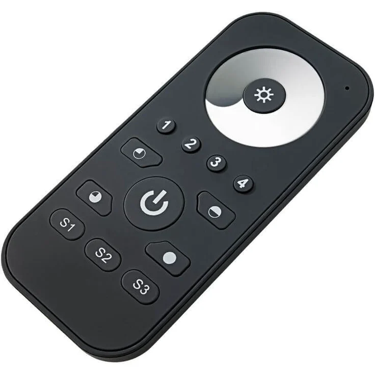 SIGOR Handfernbedienung LUXIGENT, 4 Kanal dimmbar, 120x55x17mm, für Beleuchtungskontrolle