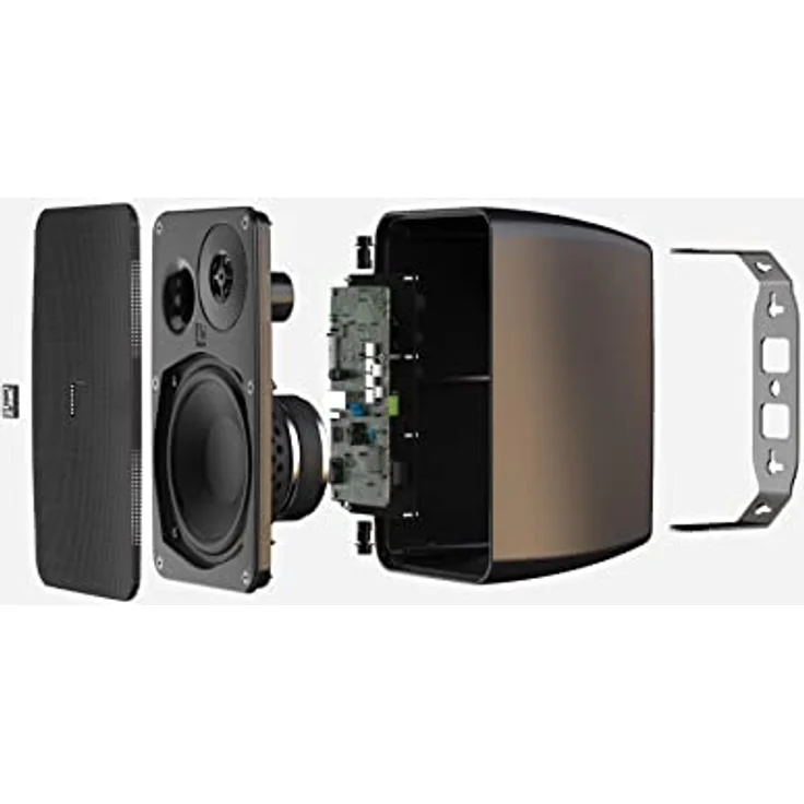 Audac ARES5A Tragbarer Lautsprecher, 40 Watt Nennleistung, kompakt und robust, Schwarz – Bild 3