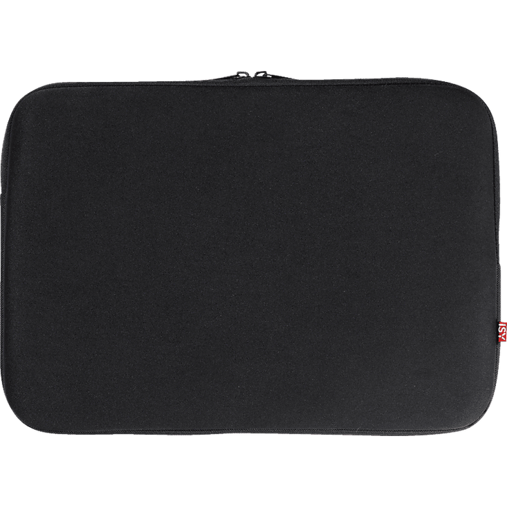 ISY INB-500-1 NB Notebooktasche, Sleeve aus Multispandex mit Schaumstoff, spritzwassergeschützt, schwarz, für 12,5-13,3 Zoll Notebooks