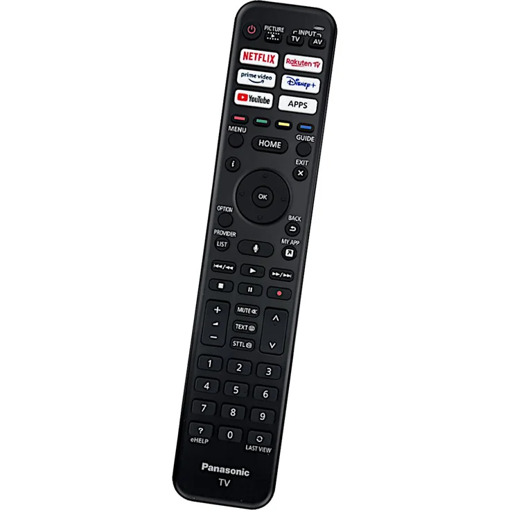 Panasonic N2QBYA000056, VOICE Remote Original Fernbedienung, kompatibel mit verschiedenen Panasonic TV-Modellen
