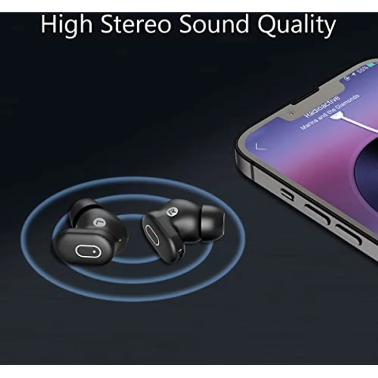 OneStyle TWS-VX-Pro Bluetooth Kopfhörer, Kabellos mit Noise Cancelling, IPX6 Wasserdicht, 4 Mikrofone für iOS und Android – Bild 3