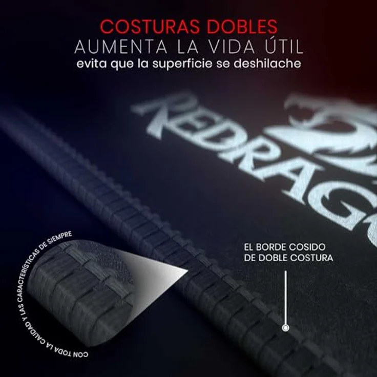 Redragon Podkładka Redragon Flick XL (RED-P032) (XL), Mausmatte, Schwarz – Bild 3