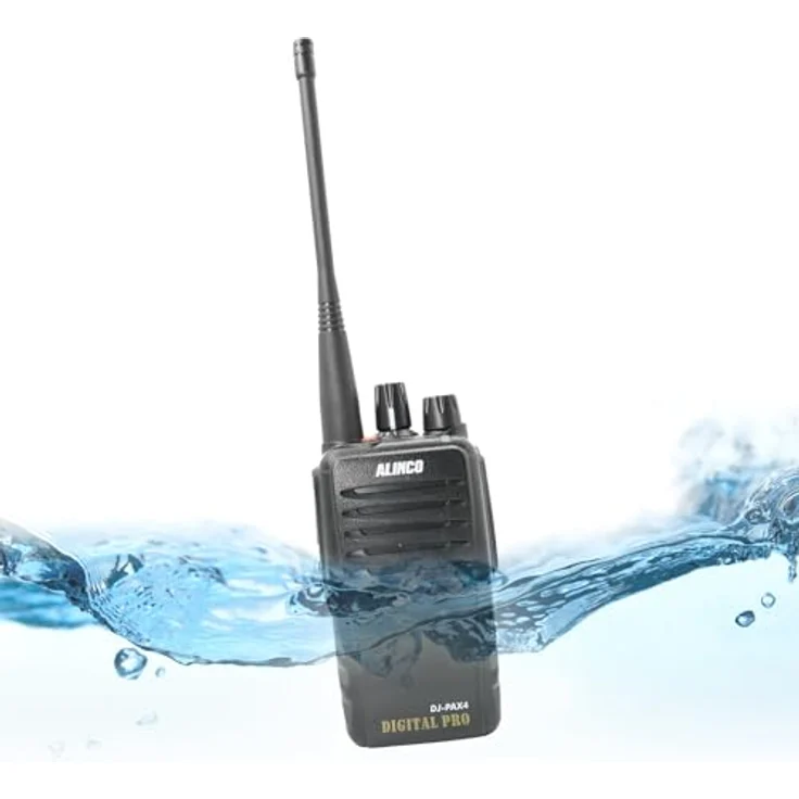 MAAS ALINCO DJ-PAX4, wasserdichtes Digital-/Analog PMR 446 Funkgerät, dPMR-kompatibel, programmierbar, 2-pin Kenwood Anschluss – Bild 4