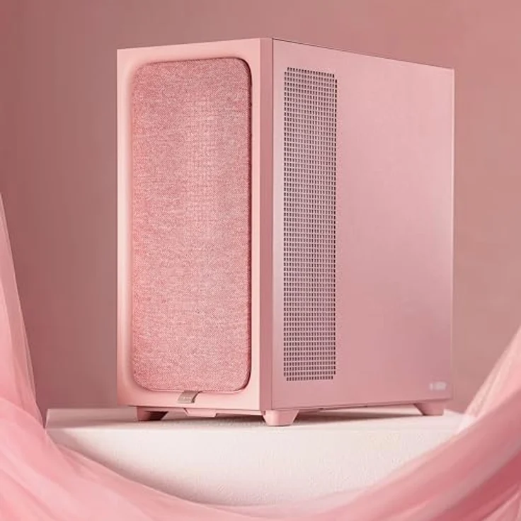 TRYX FLOVA F50, Midi-Tower PC-Gehäuse für Mini-ITX, microATX, ATX Mainboards, pink, mit 2 vorinstallierten Lüftern, bis 11 Lüfterplätze, CPU-Kühler bis 170 mm, Grafikkarten bis 360 mm – Bild 3