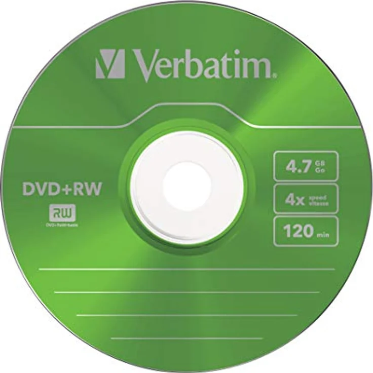 Verbatim DVD+RW 4,7 GB - 4-fache Brenngeschwindigkeit - hohe Lebensdauer - Kratzschutz - 5 Stück - Preisvergleich – Bild 4