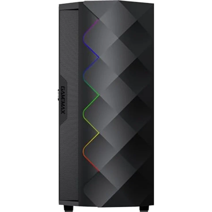 GameMax Diamond BK 7795, Gaming-PC mit AMD Ryzen 5 5500, 16 GB RAM, 1 TB SSD, NVIDIA GeForce RTX 5050, Schwarz – Bild 4