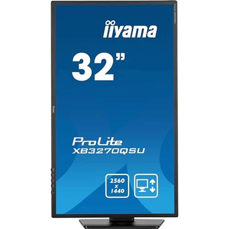 iiyama Prolite XB3270QSU-B1 80cm 31,5" IPS LED-Monitor WQHD 100Hz HDMI DP USB3.2 Höhenverstellung AdaptiveSync schwarz – Bild 4