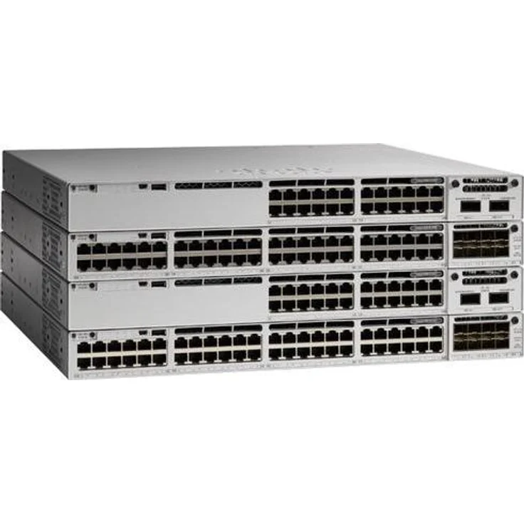 Cisco Catalyst 9300, 48-Port mGig UPOE+ Netzwerk Switch mit 2000 Gbit/s Switching-Kapazität und Layer 3 Routing