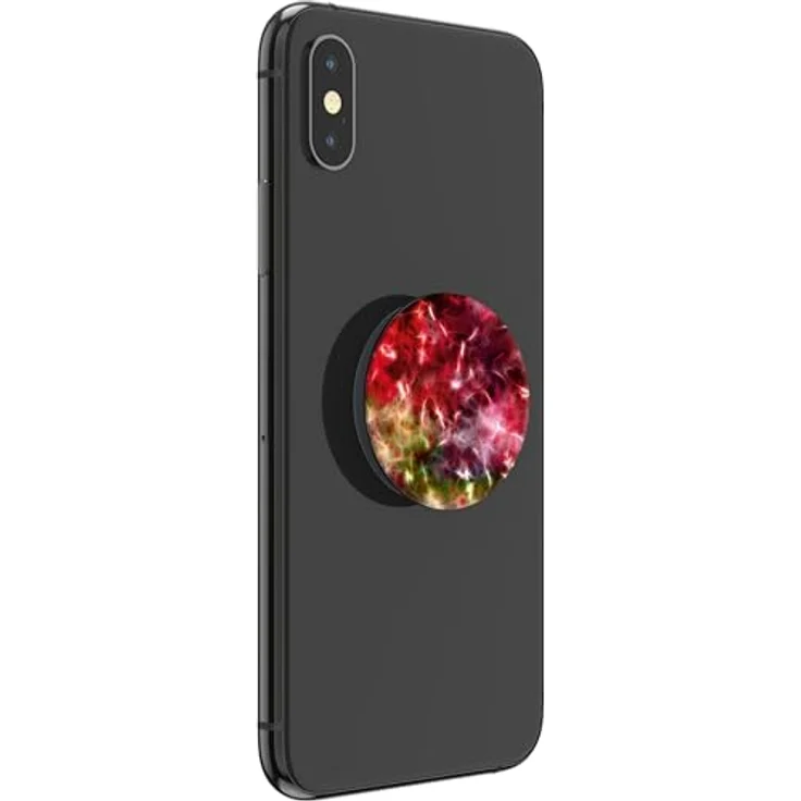 PopSockets PopGrip Fingerhalter Basic Lightshow, Ausziehbare Halterung für Smartphones und Tablets, Kompatibel mit kabelloser Aufladung, Stabilisator und Stativfunktion – Bild 4