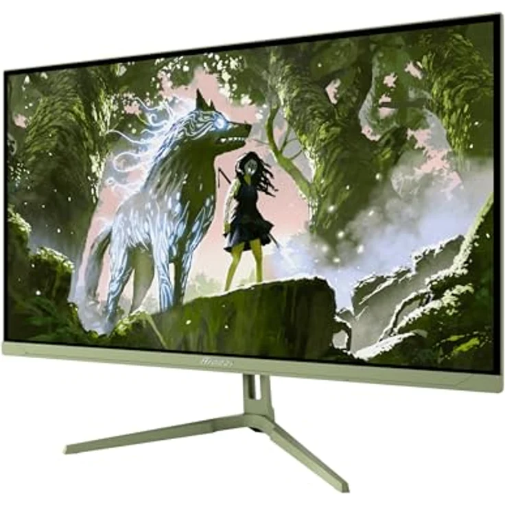 Arozzi Nova 27”, Gaming Monitor mit 180Hz, QHD 1440p, Adaptive Sync, HDR10, flimmerfreiem Display, 100% sRGB, PC & Konsole, Waldgrün – Bild 1