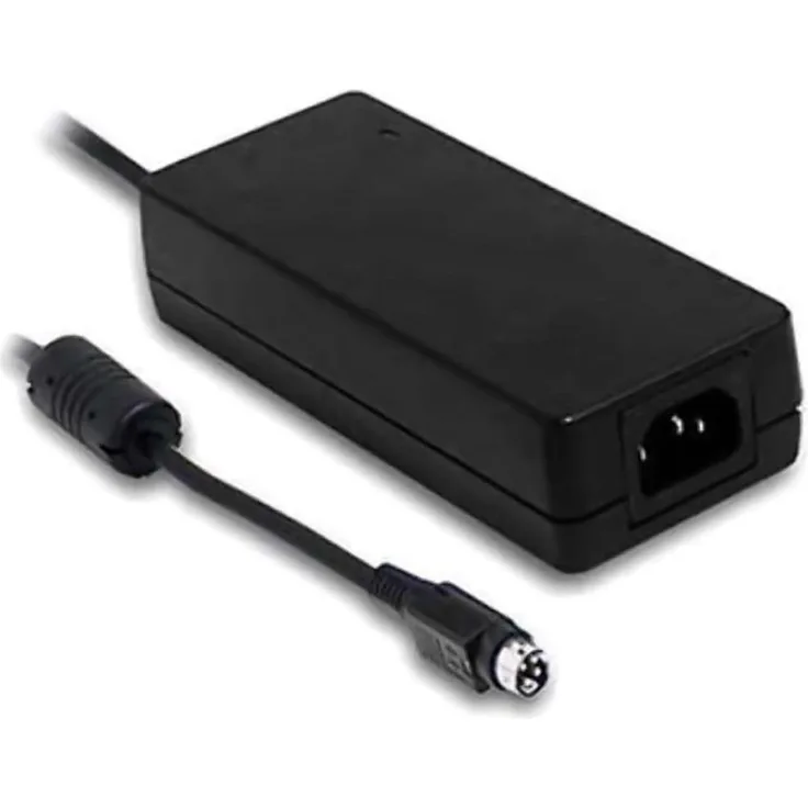 ID11 MPG 90W Tischnetzteil, 90W Notebook Netzteil mit 19V und 2.5mm Anschluss, Schwarz